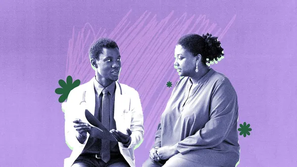 doctor and patient discussing a failed fet