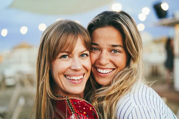 two young women